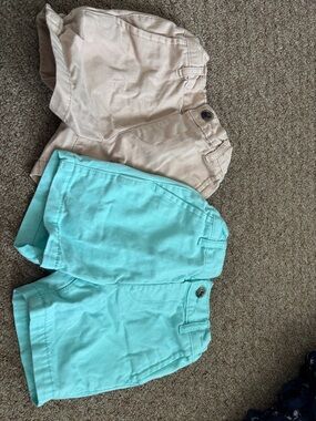 The Children's Place Mint and Beige Boys' Shorts - Set of 2